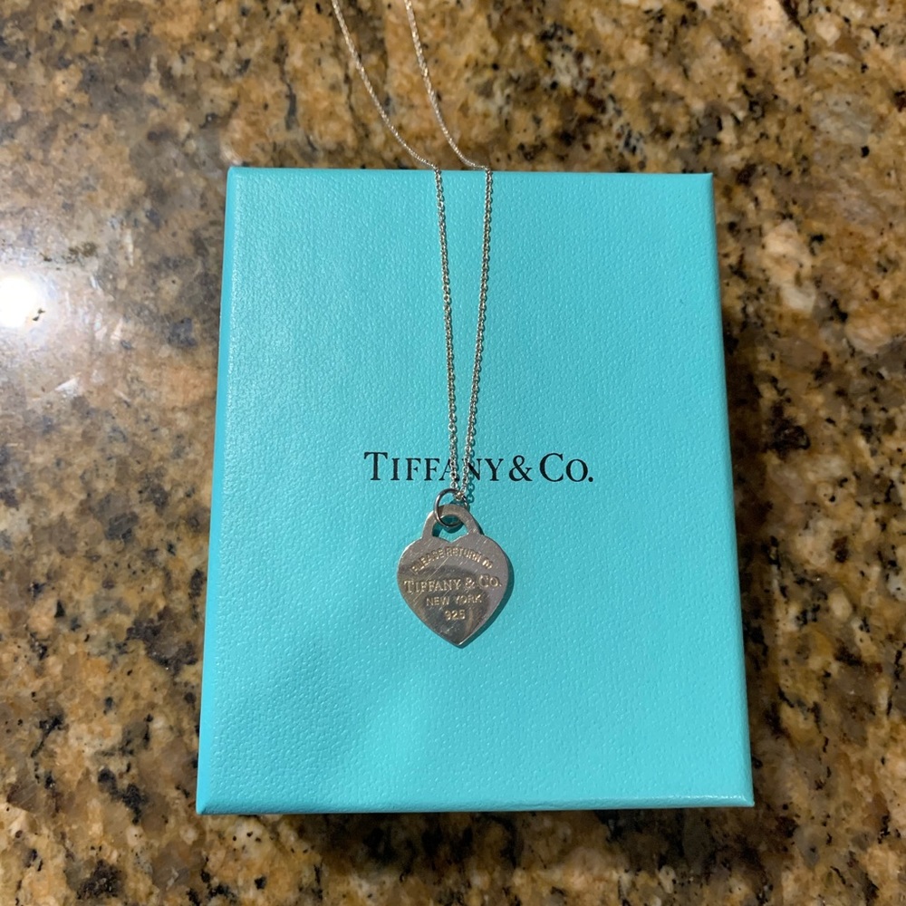 Tiffany Heart Tag Pendant